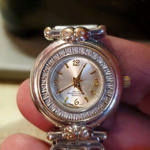 Advance two tone fillagree watch ♡